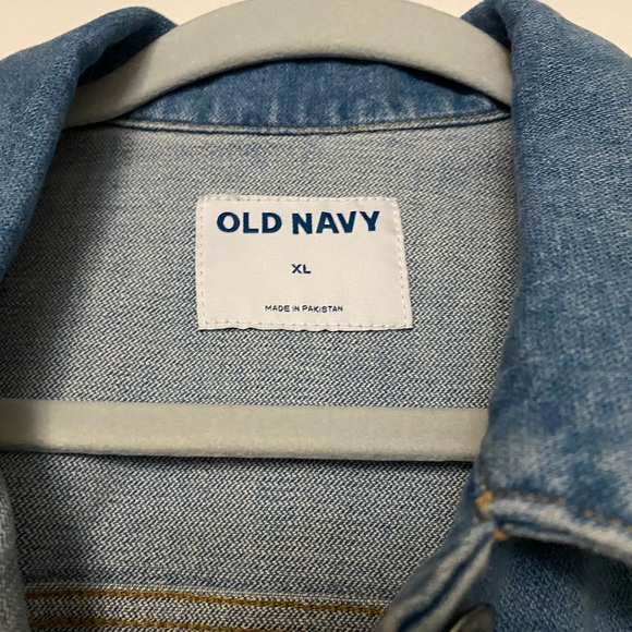 Old NAVY denim Blue Denim jacket XL - Picture 4 of 5